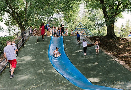 Blue Slide Playground at Frick Park